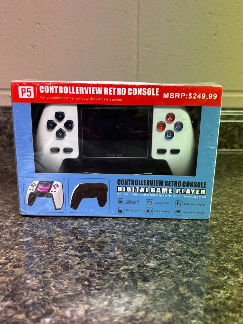 ControllerView Retro Console Handheld - White